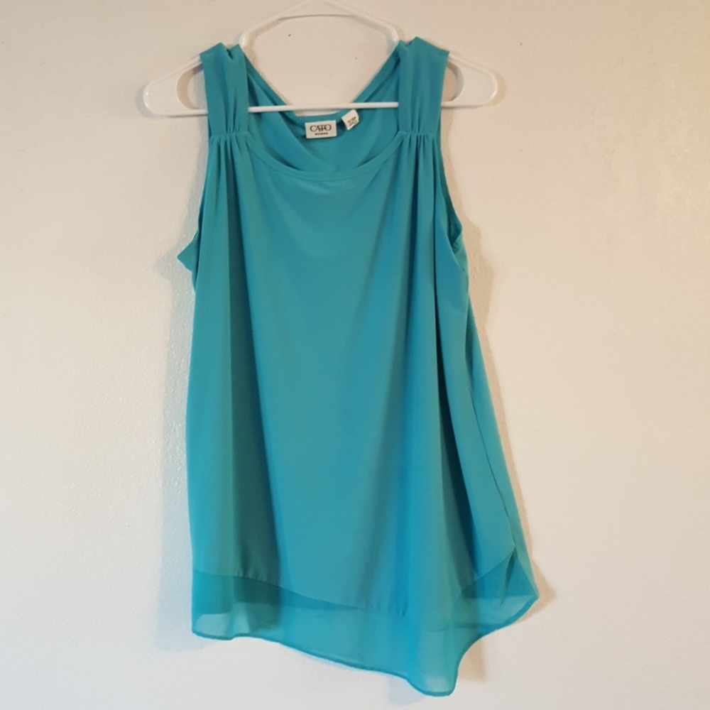 Cato Woman blouse turquoise 14/16W